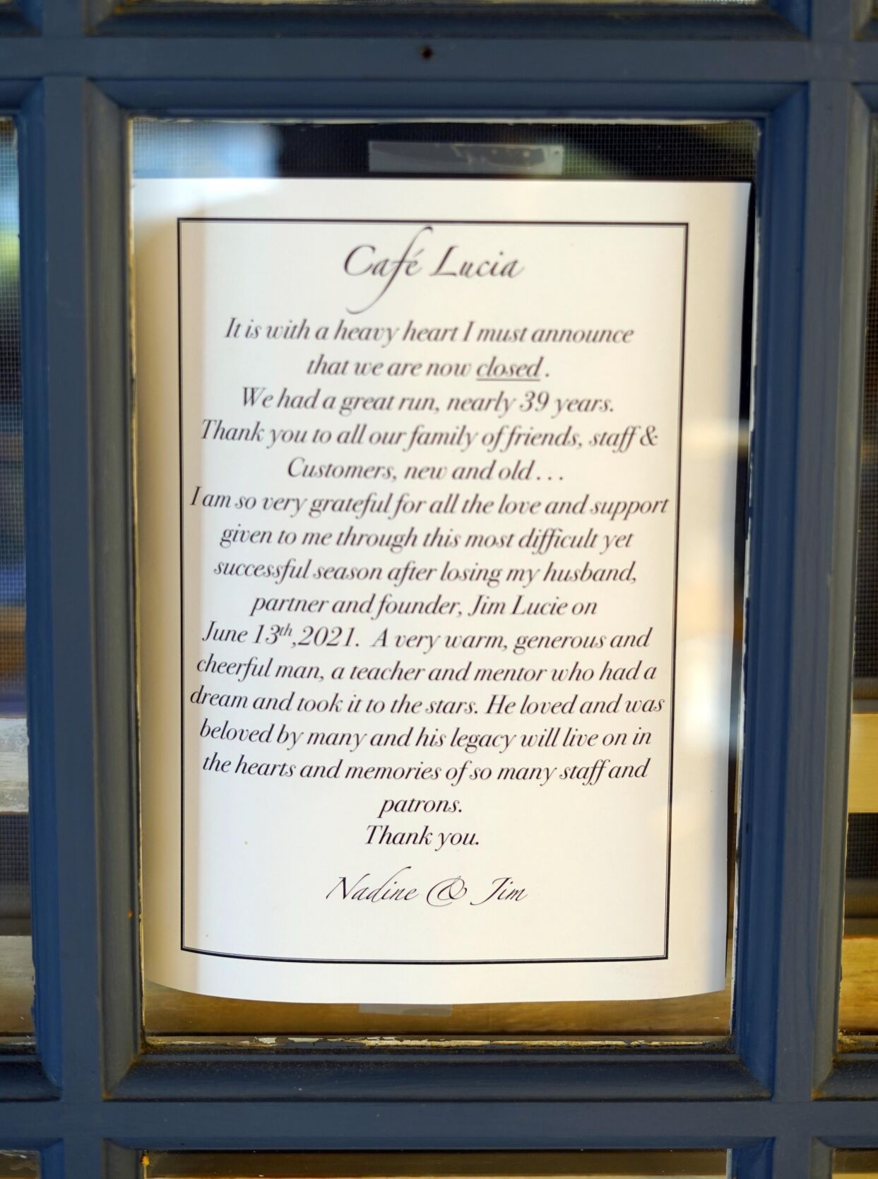 Cafe Lucia